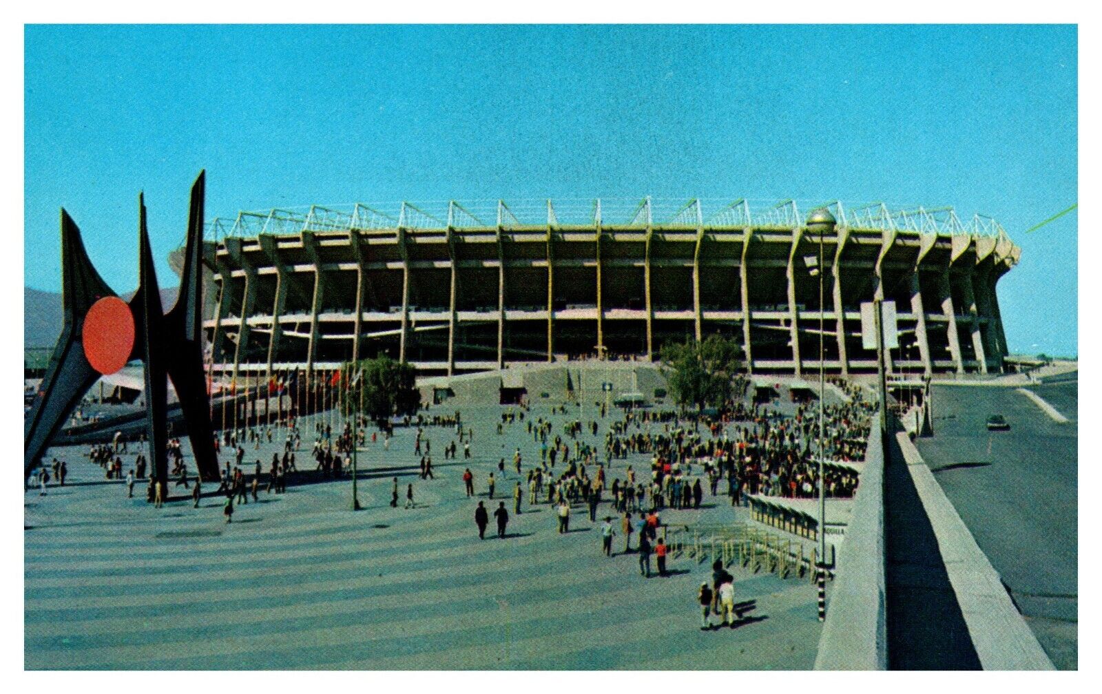 postcard Monumental Azteca Stadium Mexico City Mexico 7738