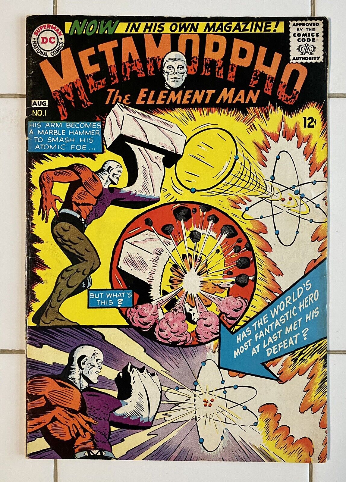 METAMORPHO The Element Man #1 1965 DC Comics (First Solo Issue)