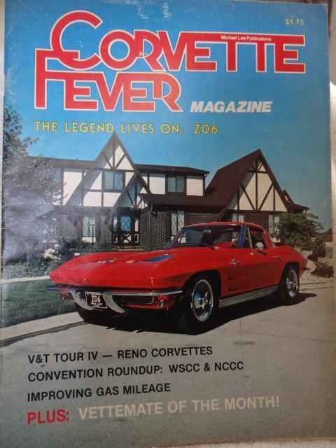 Corvette Fever Magazine August 1979 Vol. 1 No. 8