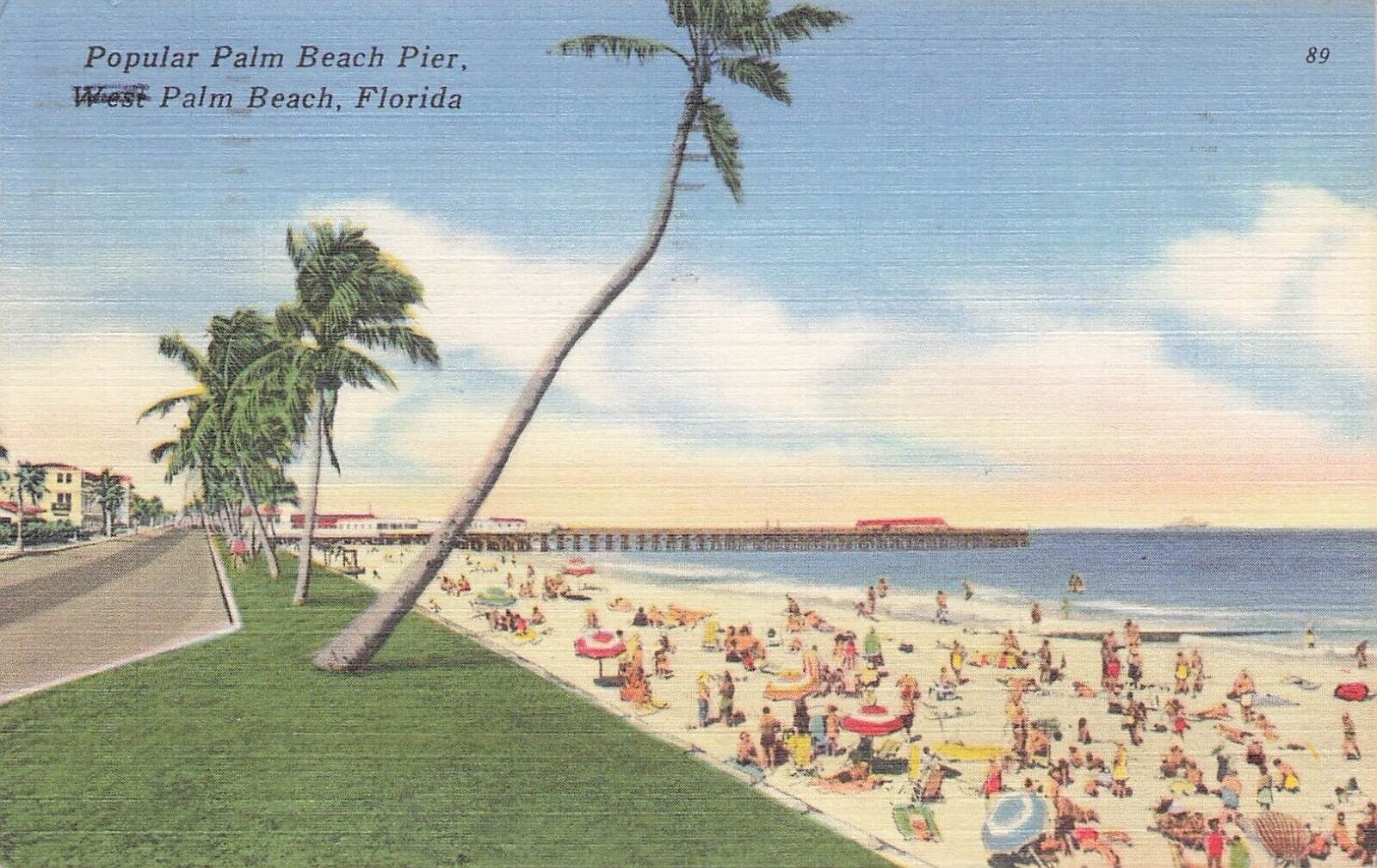 Palm Beach Pier Palm Beach Florida  PM 1959