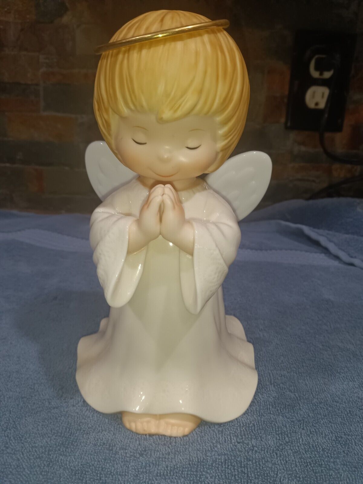 Vintage Albert E. Price Porcelain Praying Angel 8.5\