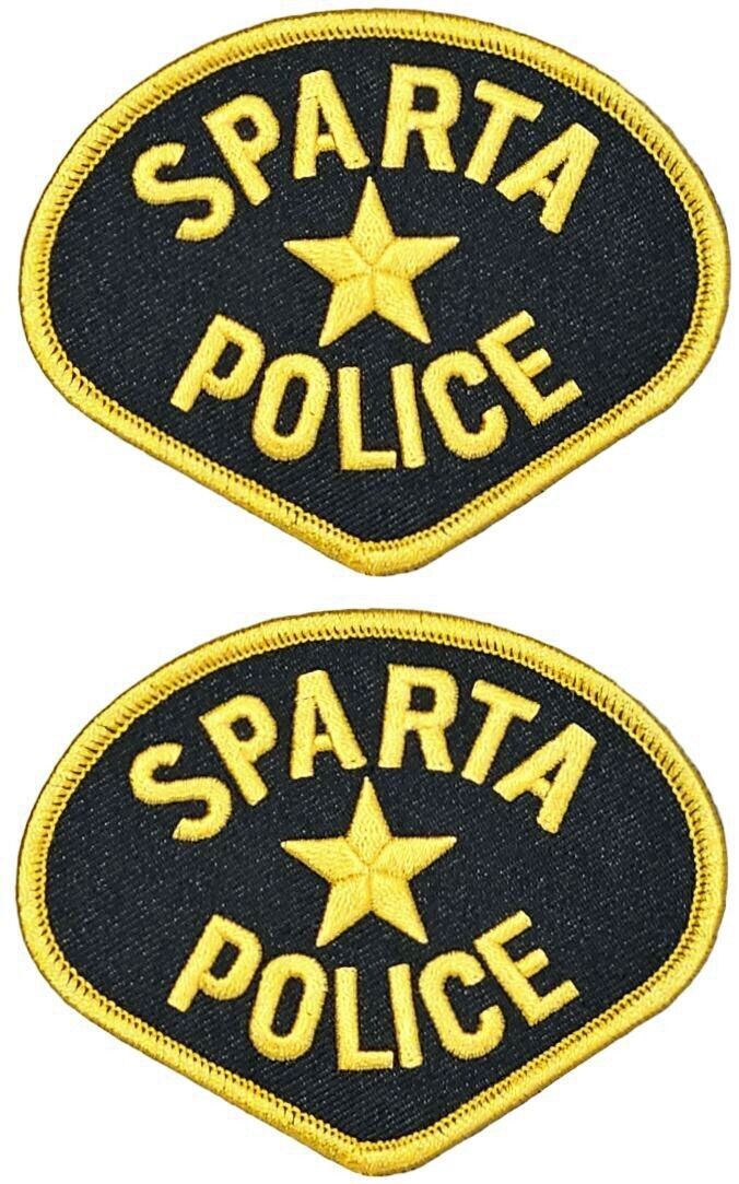 in The Heat of The Night TV Series Sparta Police Patch -2PC Iron on or Sew 3.5