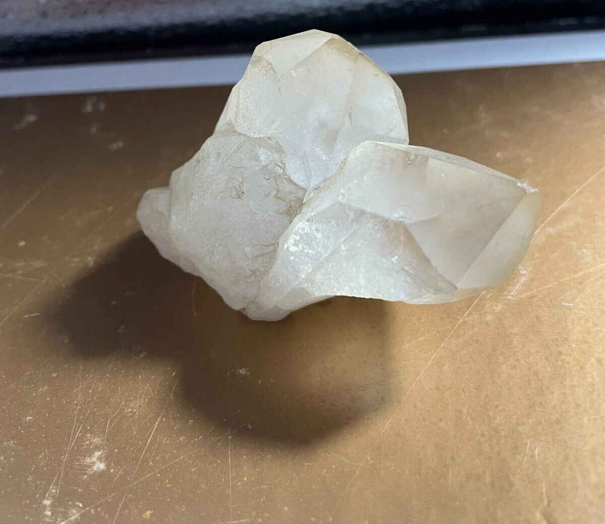 Himalayan Natural Crystal white Samadhi Quartz 7 2- 2 1/2\