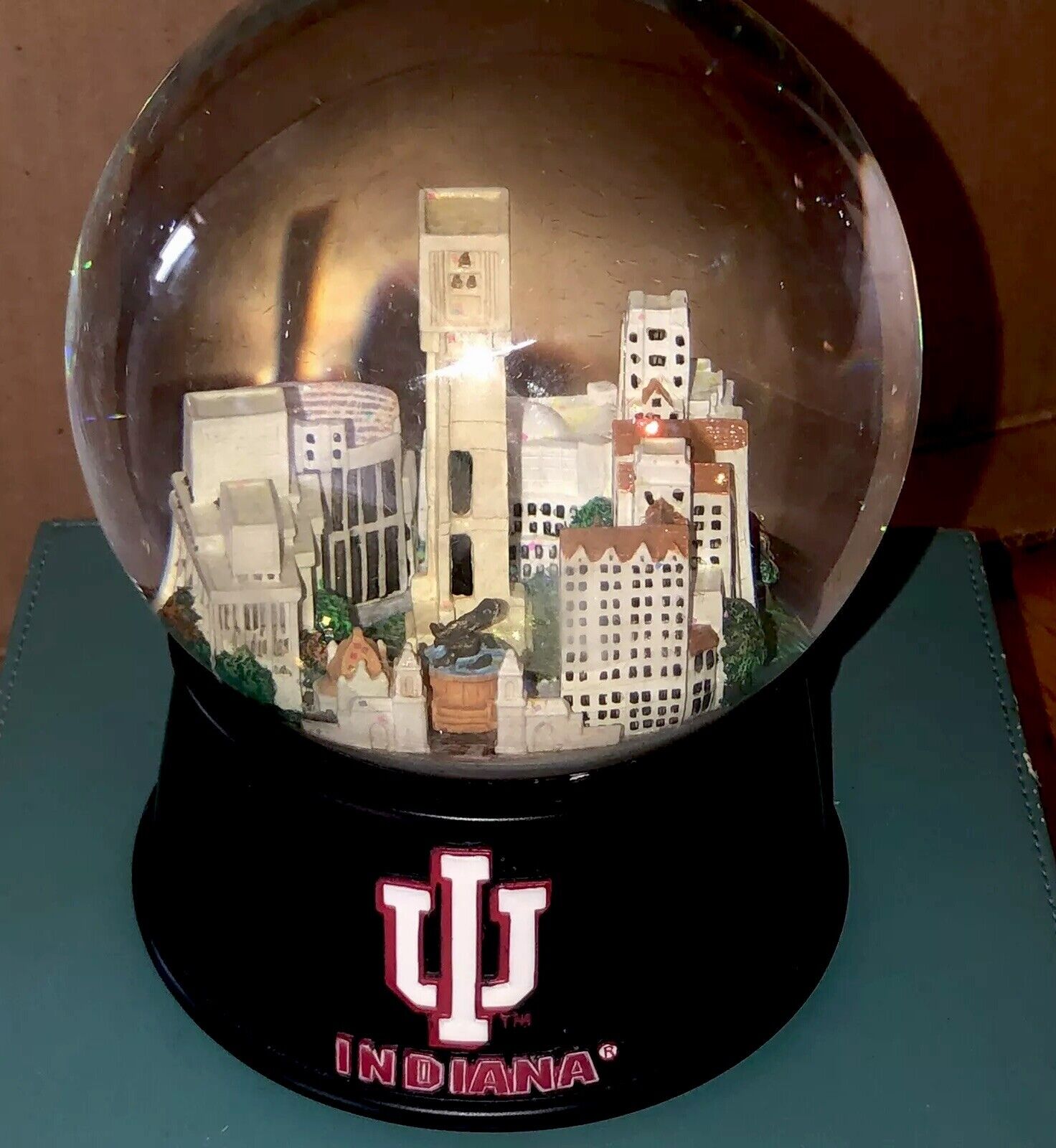 IU Indiana University ￼Musical Snow Globe Snowglobe Jays Collegiate ￼license