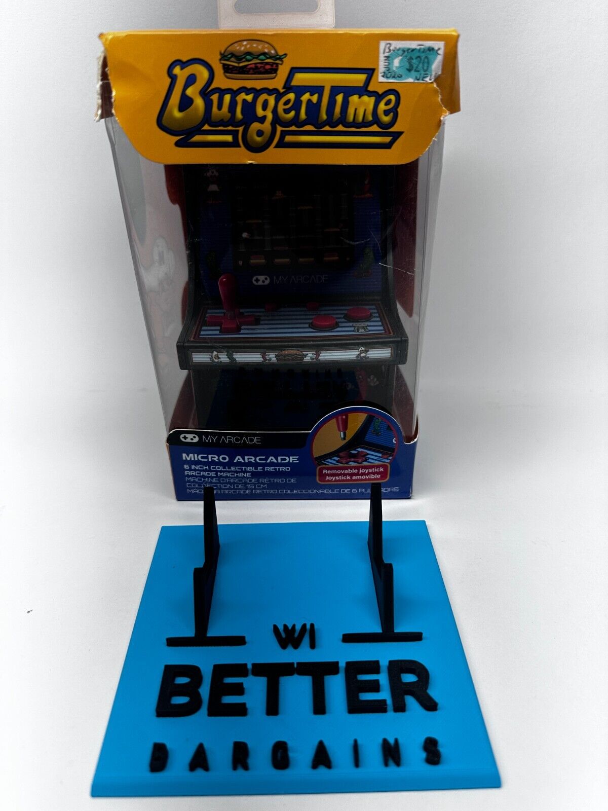 My Arcade Burgertime Micro Player Mini Arcade Machine- New Opened box