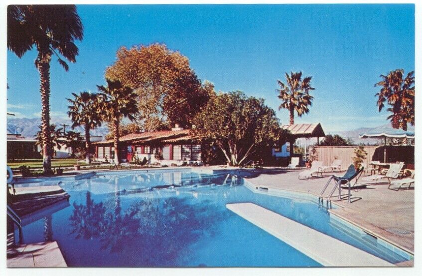Borrego Springs CA La Casa Del Zorro Pool Vintage Postcard California