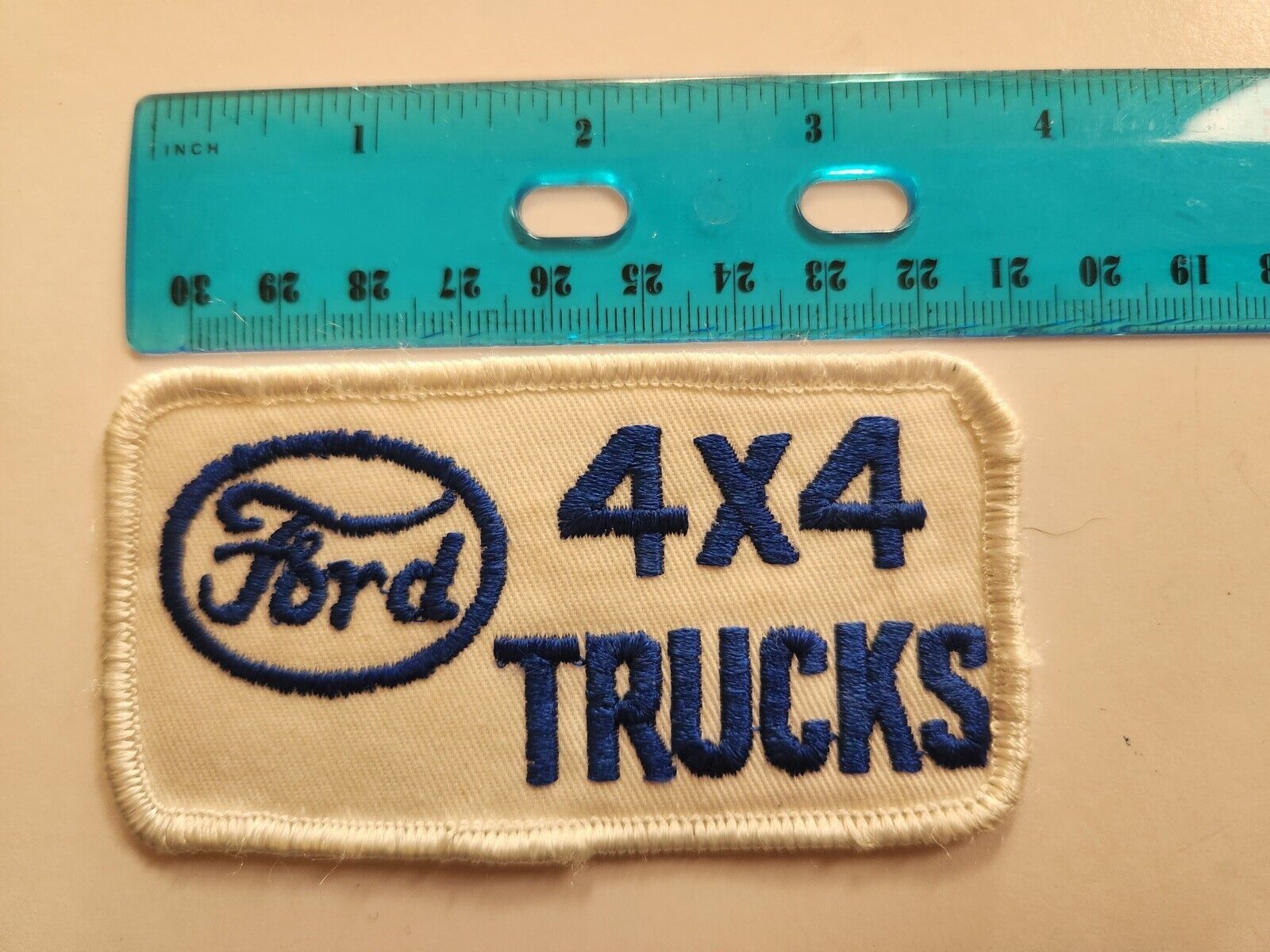 NOS Vintage Original Ford Trucks 4 x 4 Sew-on Patch