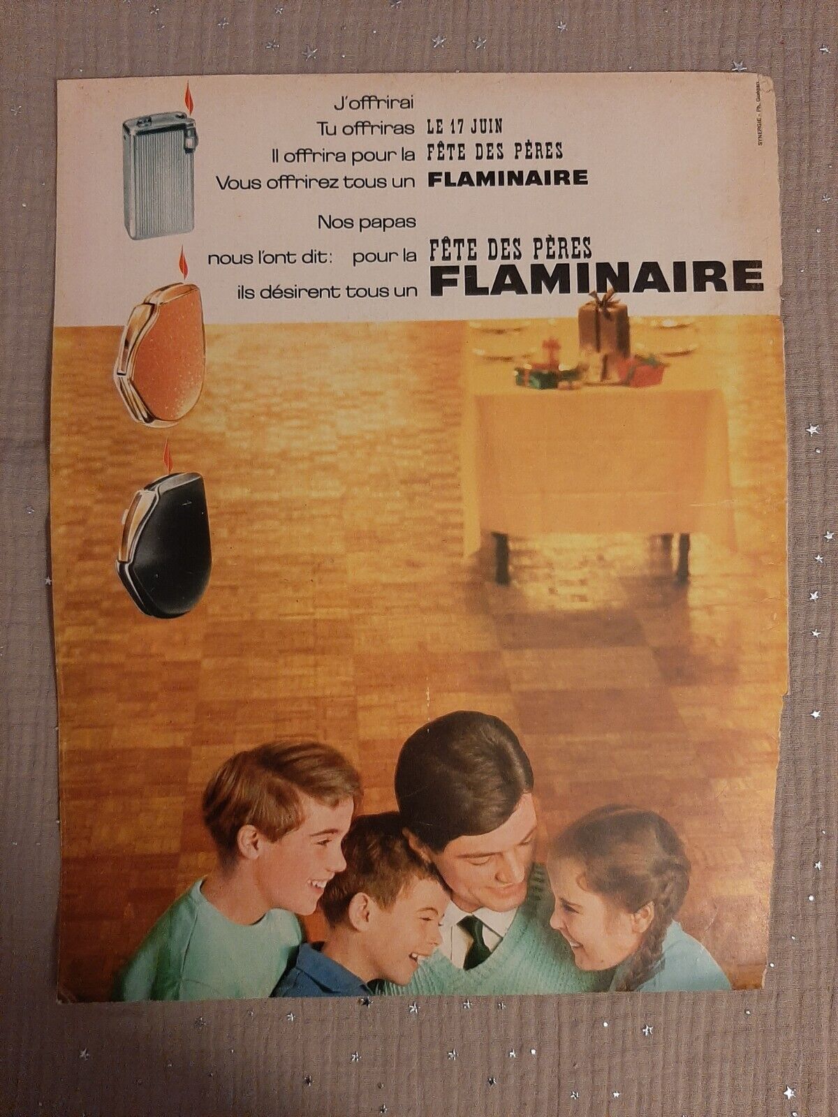 1962 Flaminaire Antique Press Advertisement - Tobacco old paper ad.