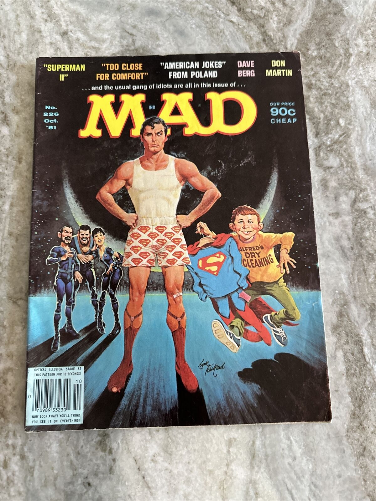 MAD Mad Magazine #226 October 1981 - Superman, Too Close For Comfort