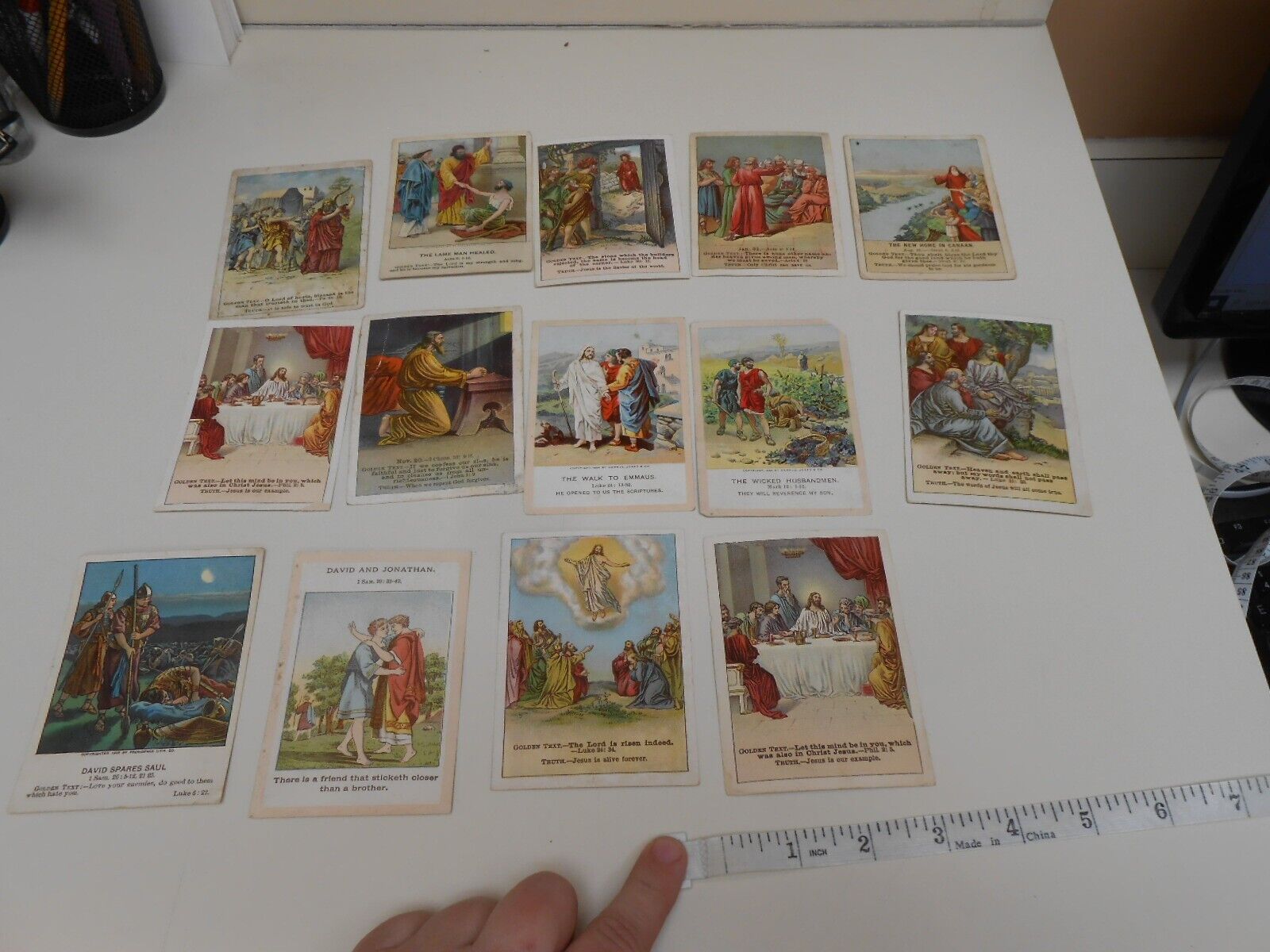 109 Bible Picture Cards 1894-1938