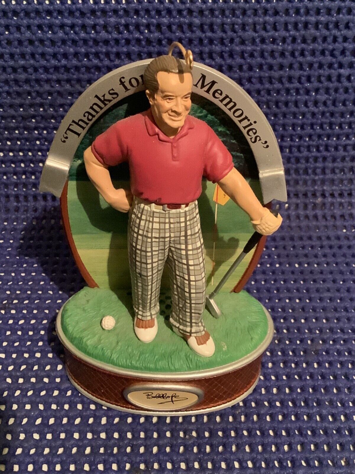 Bob Hope Thanks for the memories musical Ornament Carlton Cards 1999- Preowned