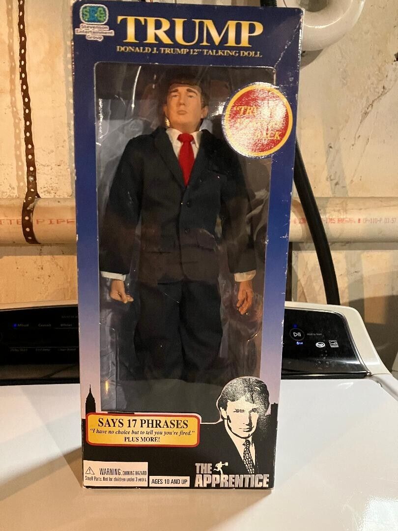 Donald Trump Talking Doll Boxed President  The Apprentice SEG Official 12\