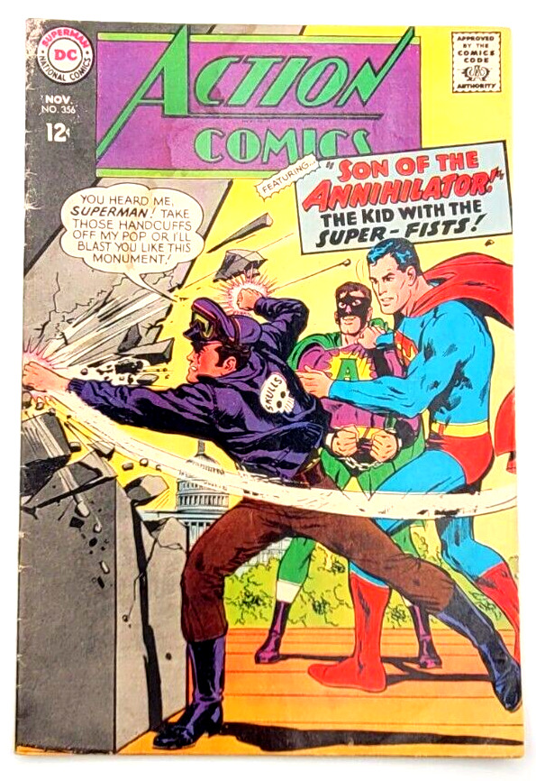 ACTION COMICS #356 (1967) / FN+ / NEAL ADAMS COVER SUPERMAN DC COMICS SILVER AGE