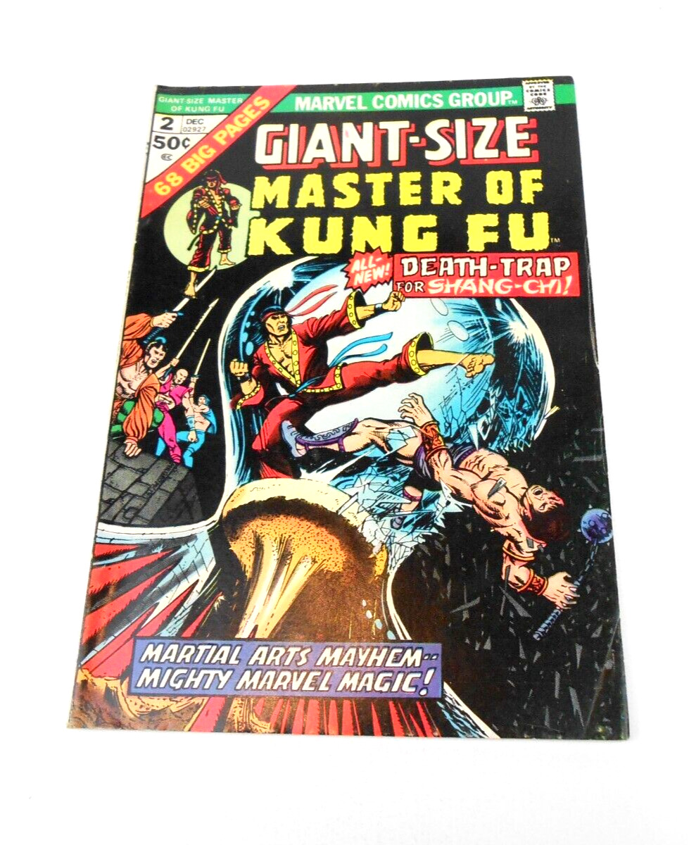 Giant Size Master of Kung Fu #2 68 Pages Al Milgrom Cover 1974 Marvel VG+ (4.5)