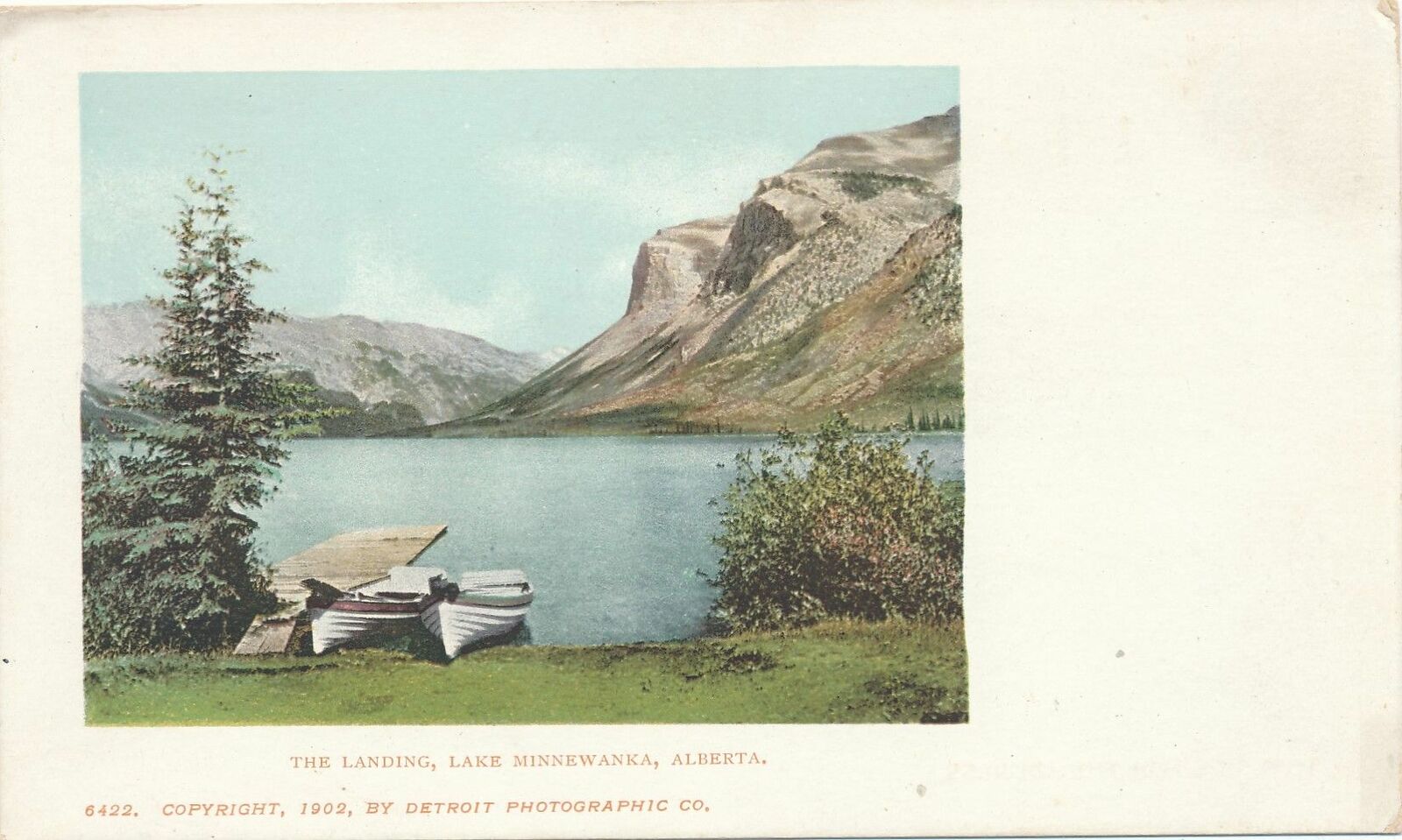 BANFF AB - Lake Minnewanka The Landing - udb (pre 1908)