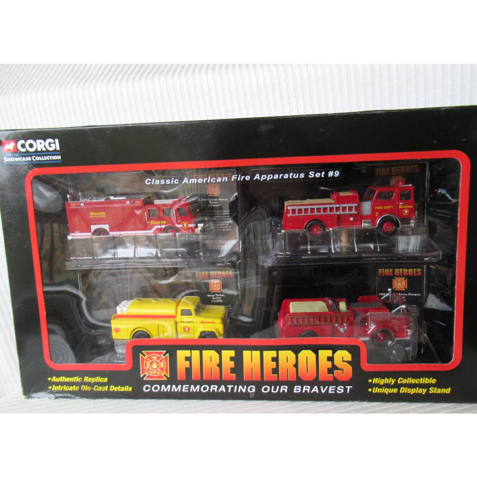 CORGI Showcase Collection Fire Heroes Engines Trucks Die Cast History CSFH08004