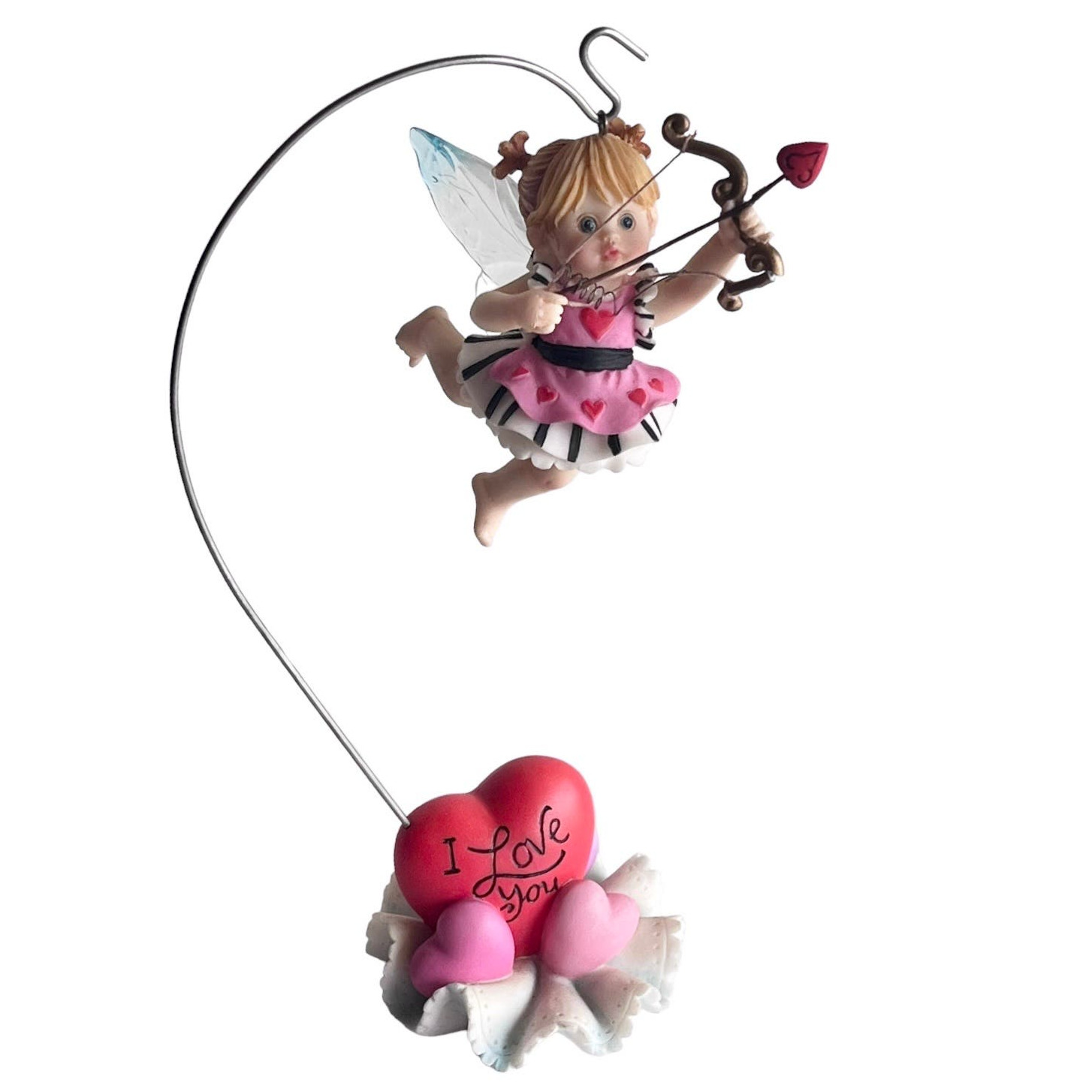 My Little Kitchen Fairies VALENTINE CUPID FAIRIE Hanging Ornament Fairy Wings
