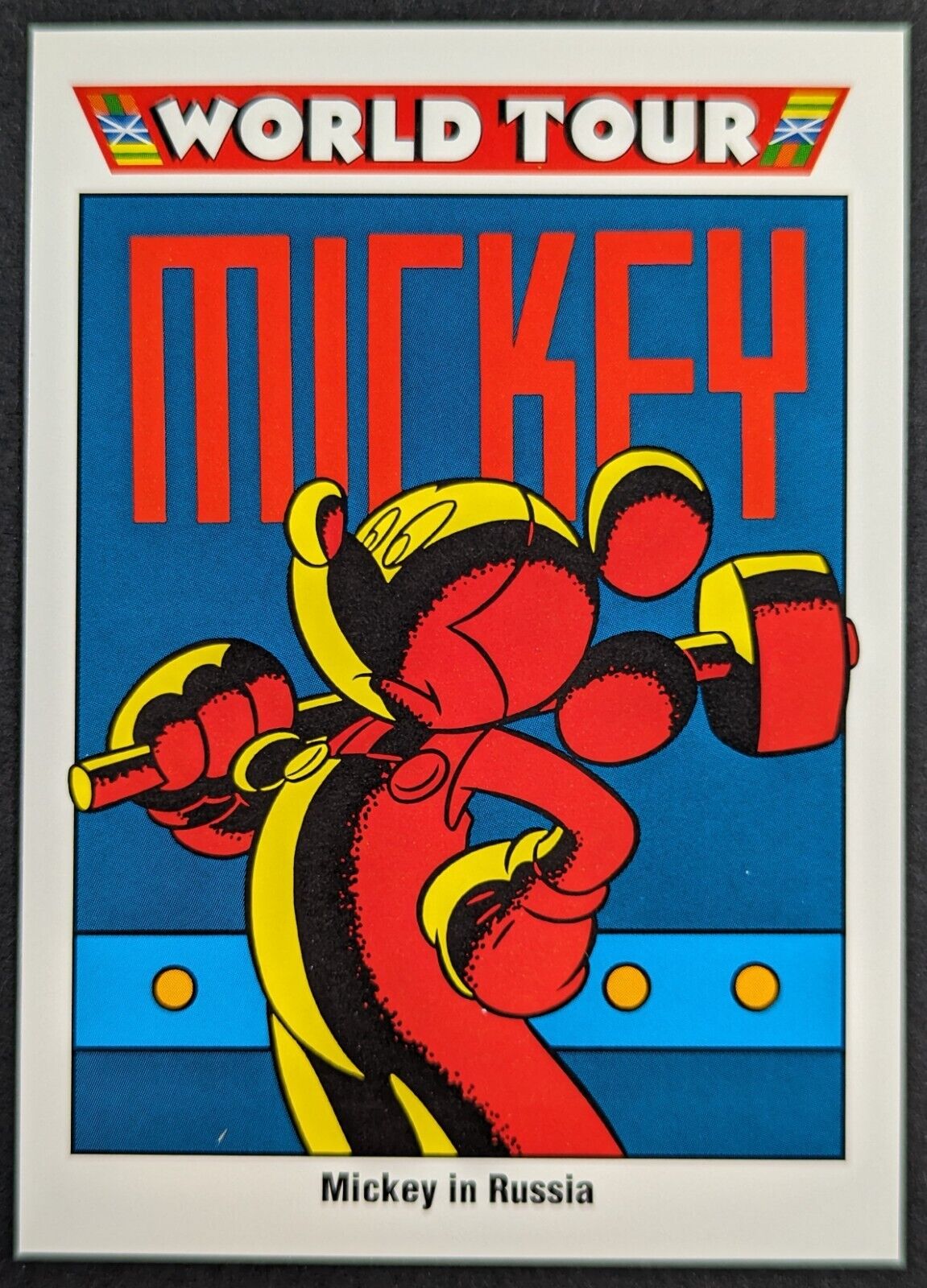 Mickey Russia 1991 World Tour Impel Disney Collector Card #195 (NM)