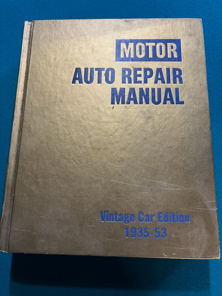 Motor Auto Repair Manual Second Vintage Car Edition 1953 - 1961