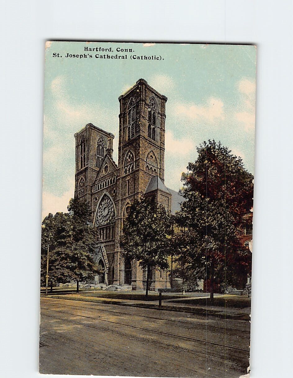 Postcard St. Joseph\'s Cathedral, Hartford, Connecticut