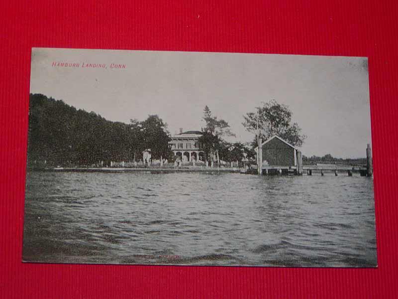 Antique POSTCARD - Hamburg Landing, Connecticut, circa 1910-20s era