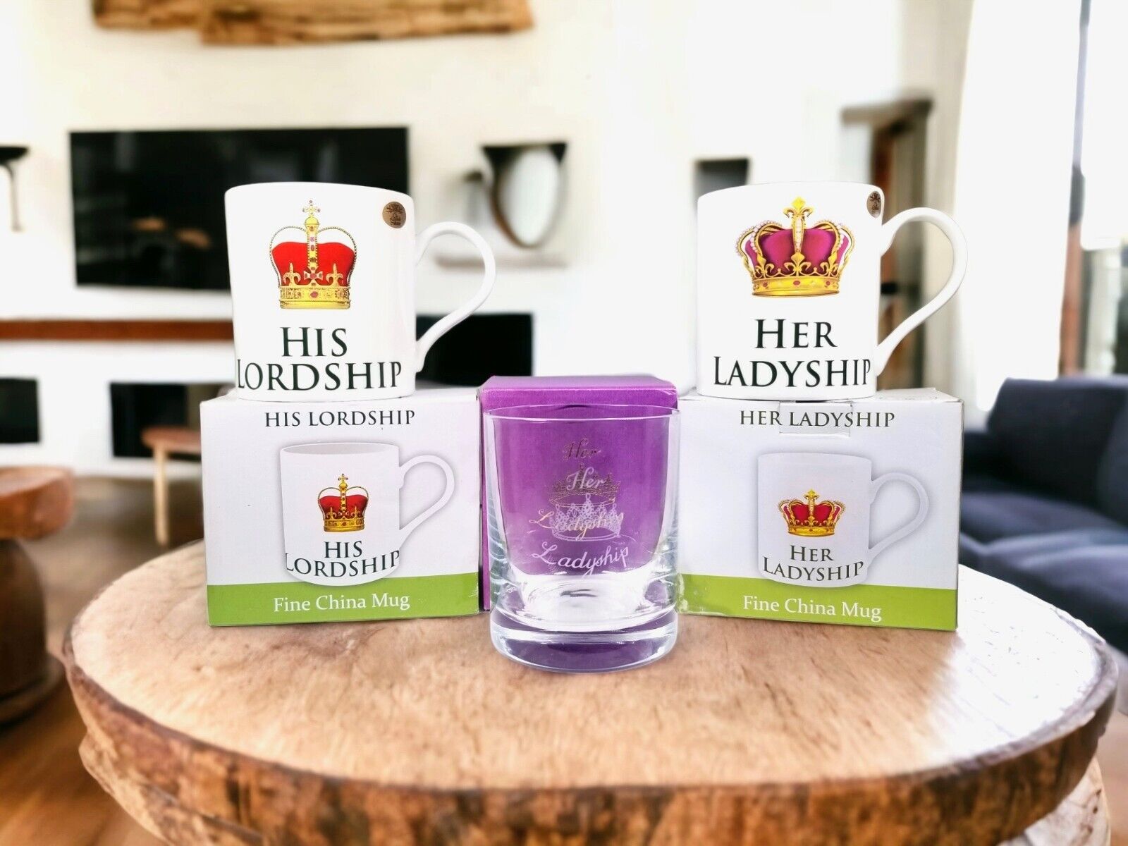 Her Ladyship & His Lordship Mug/Cups King Queen Leonardo Collection Collectible