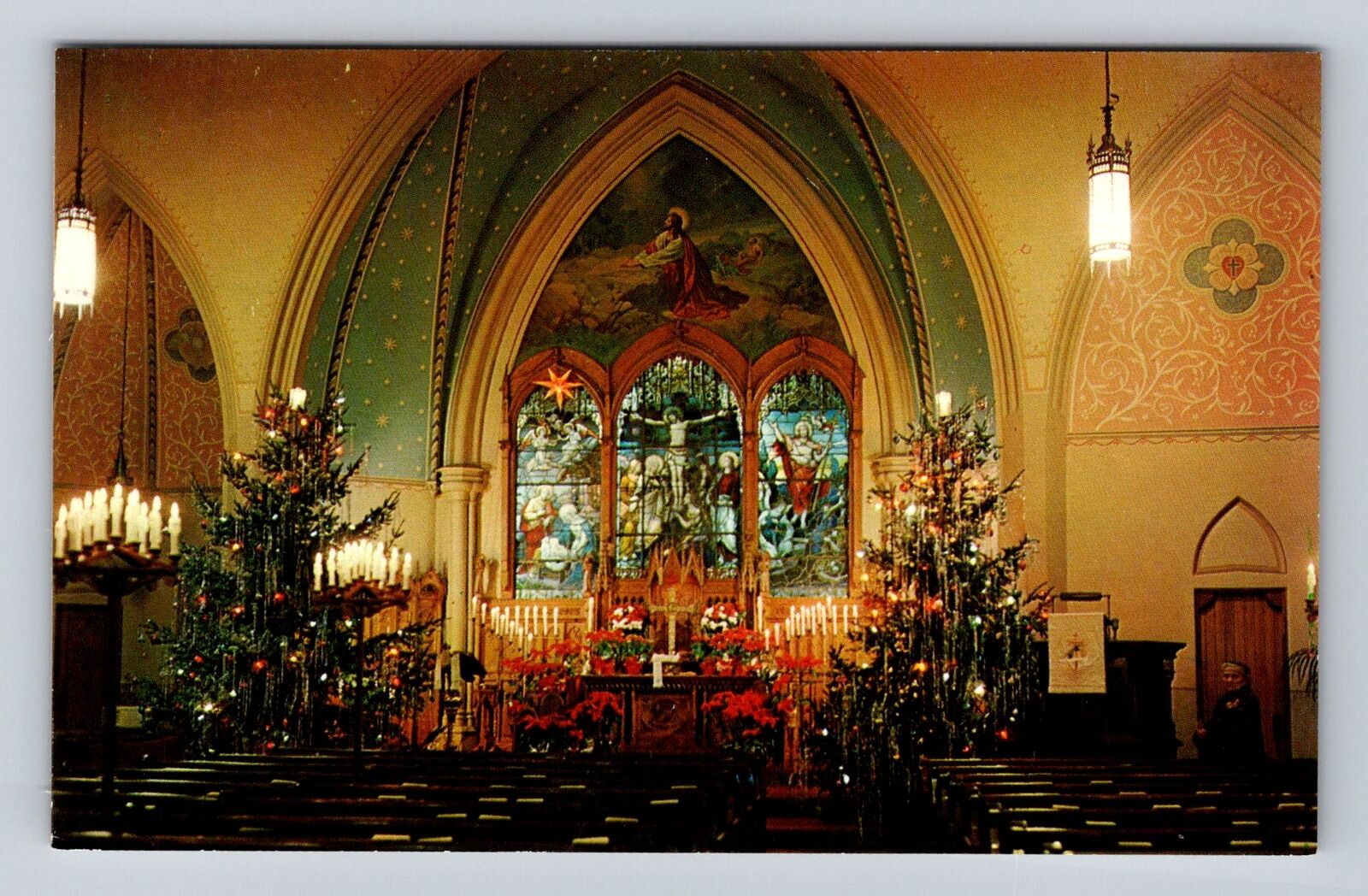 Poughkeepsie NY-New York, First Evangelical Lutheran Church, Vintage Postcard