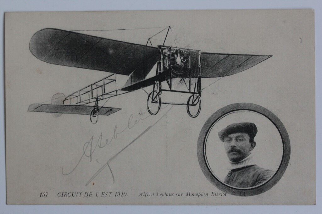 CPA Aviation Eastern Circuit 1910 Autographed by Alfred Leblanc (56851)