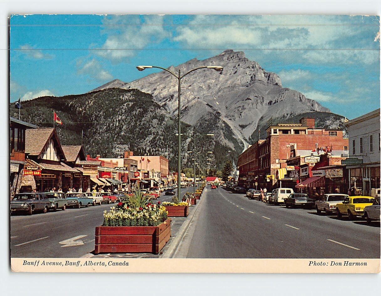 Postcard Banff Avenue Banff Canada