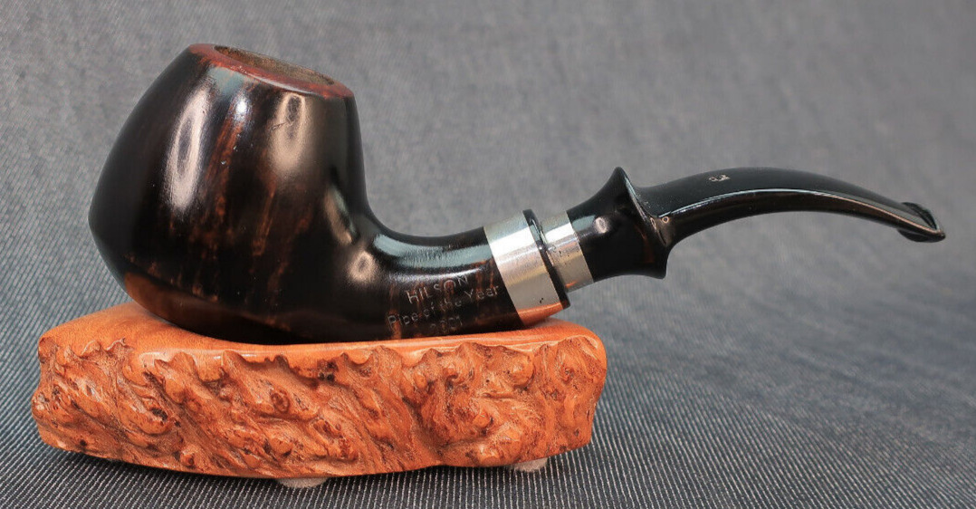 HILSON Pipe Of The Year 2001 #7-250 Limited Edition ~ Filtered 9MM Sitter Briar