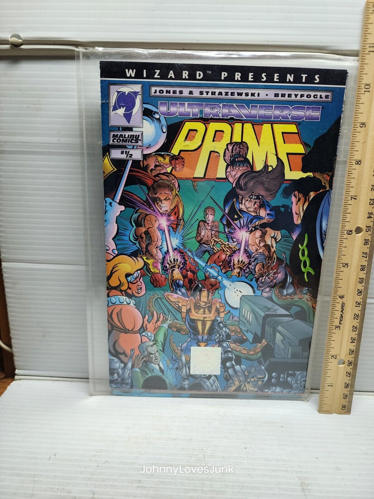 Comic Book Malibu Comics Ultraverse Prime #1/2 Modern Age 1994 Wizard Presents