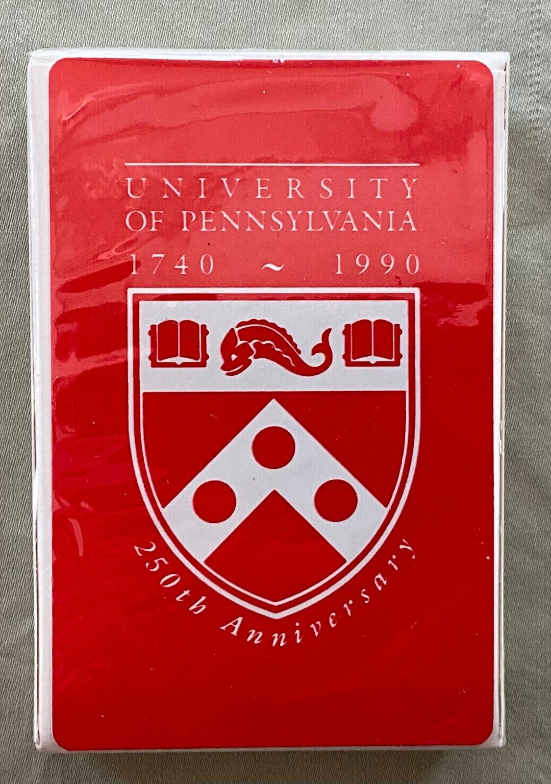 Rare ~ 1990 “University of Pennsylvania 250th Anniversary” ~ Hoyle Playing Cards
