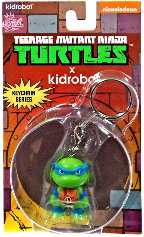 Kidrobot x Teenage Mutant Ninja Turtles Keychain Series Leonardo 1.5 Keychain