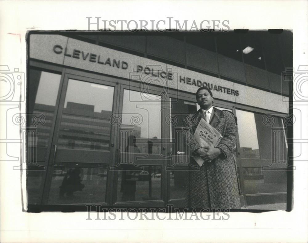 1989 Press Photo Crime reporter publisher Eric Brewer - DFPC28975