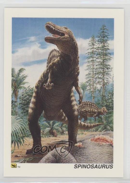 1992 DinoCardz Spinosaurus #5 0w6