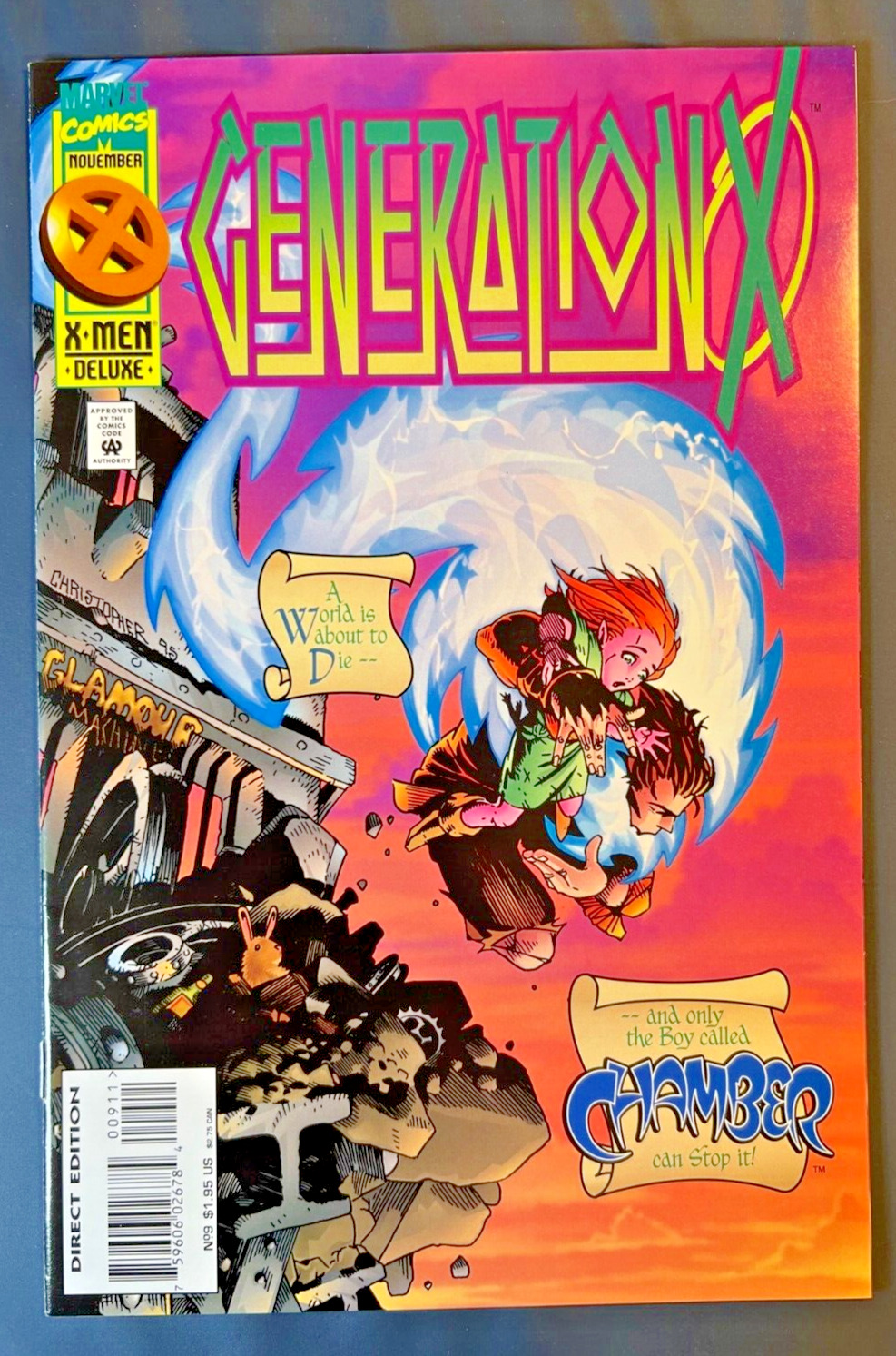 GENERATION X (X-Men Deluxe) #9  Nov. 1995 Marvel Comics