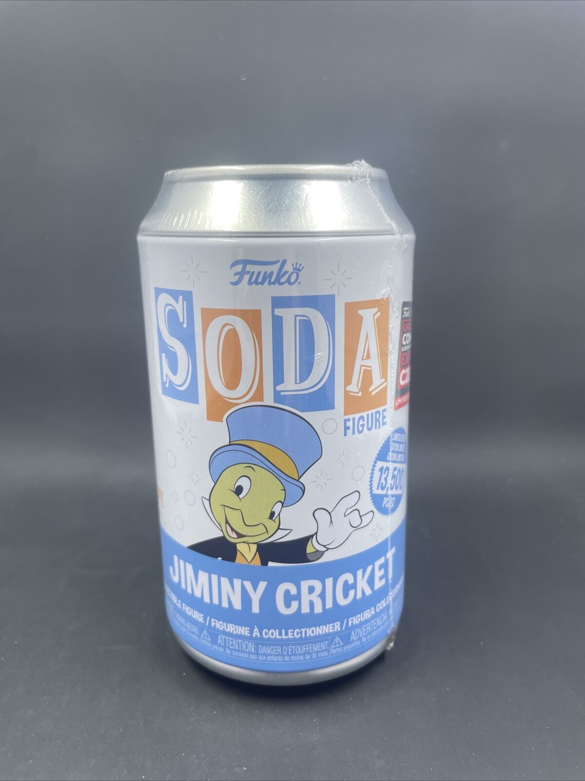 Funko Soda Jiminy Cricket C2E2 Official Con Sticker Sealed Chance Of Chase