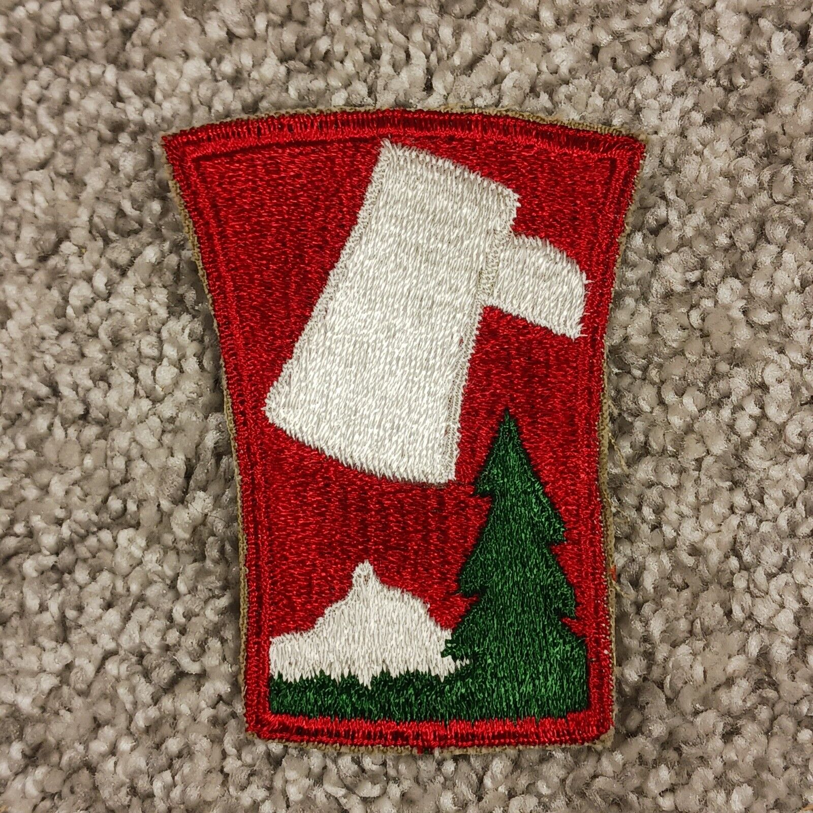 Vintage 70th Infantry Division Patch WWII Original Full Color Trailblazers 