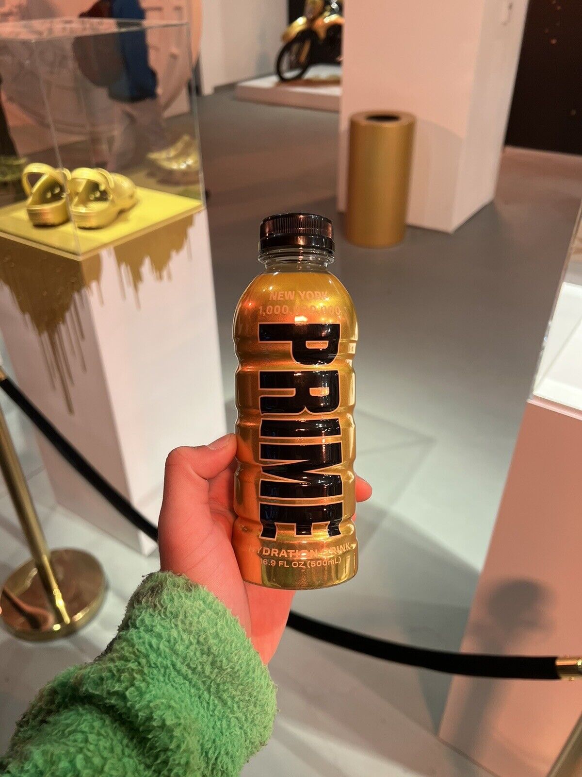 Prime NYC Limited Edition 1 Billion Gold Bottle
