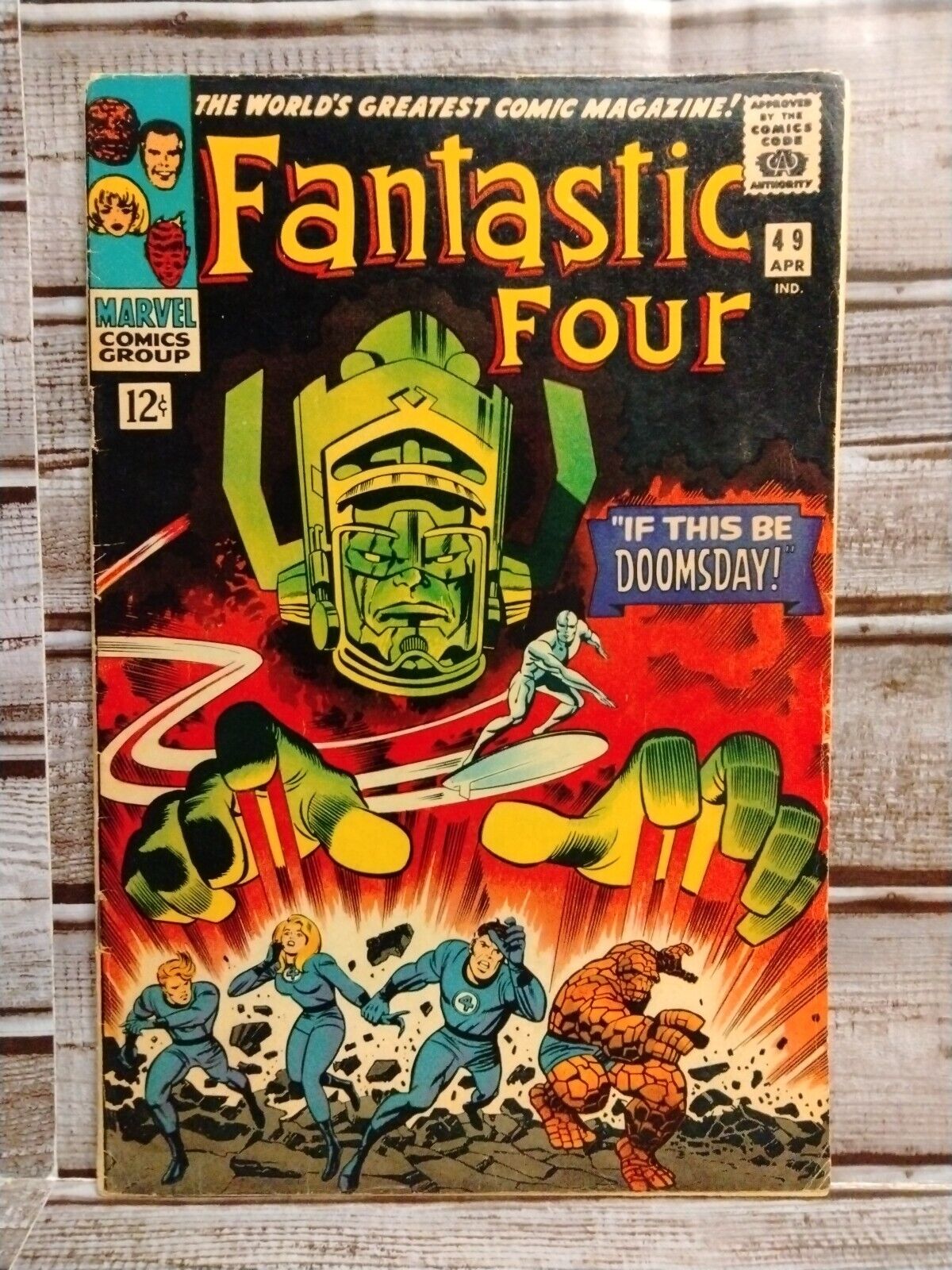 Fantastic Four #49 1st Full Appearance Galactus  Marvel Comics Silver Age 1966