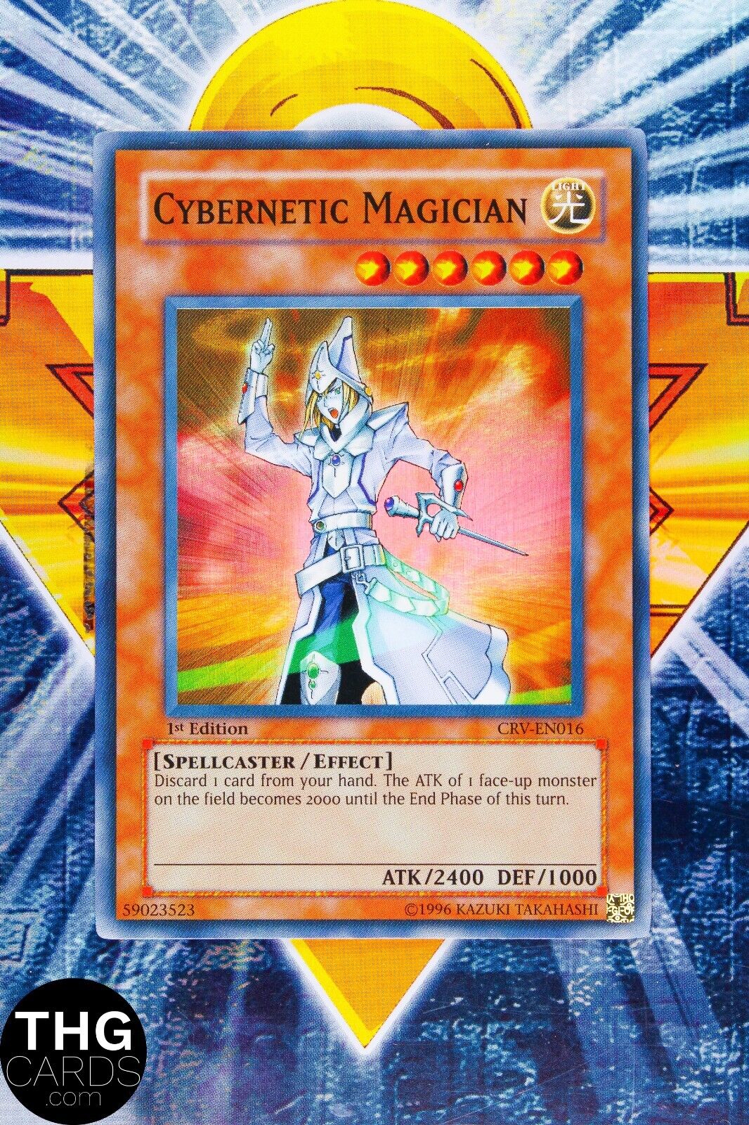 Cybernetic Magician CRV-EN016 1st Edition Super Rare Yugioh Card
