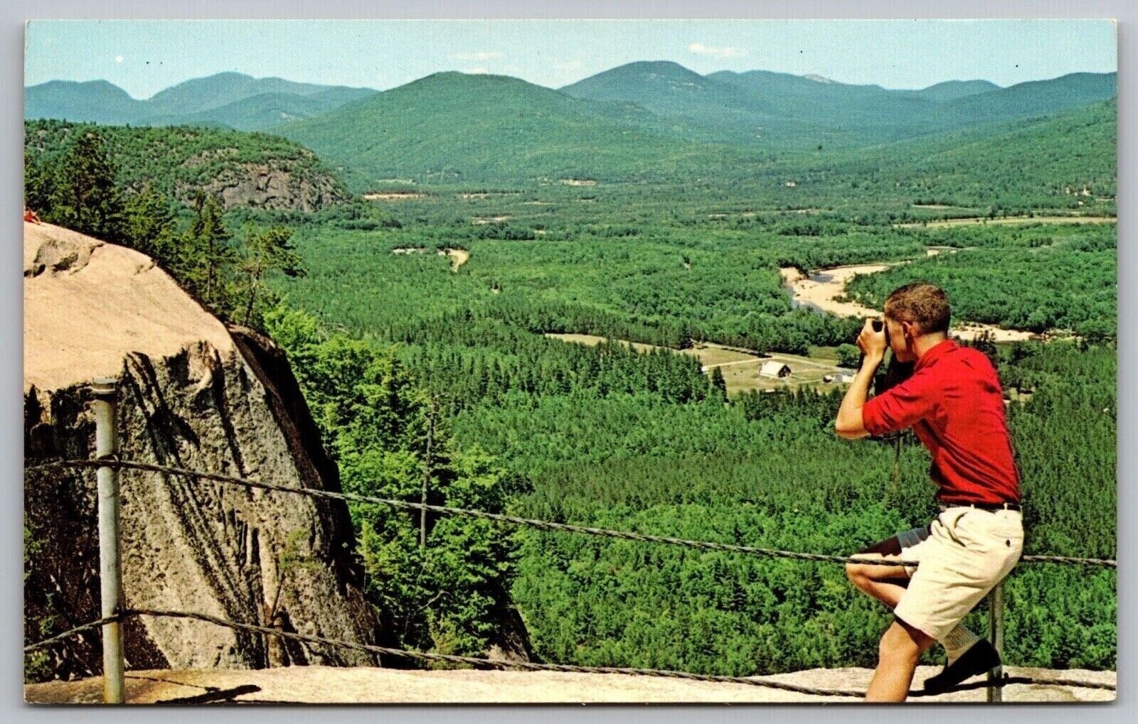 Cathedral Ledge North Conway New Hampshire Nh Presidential Range Postcard