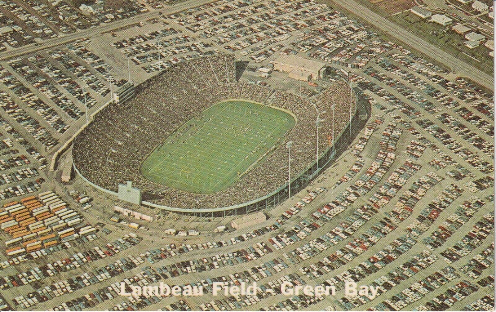 Tough to Find Green Bay Packers Lambeau Field Football Stadium Postcard