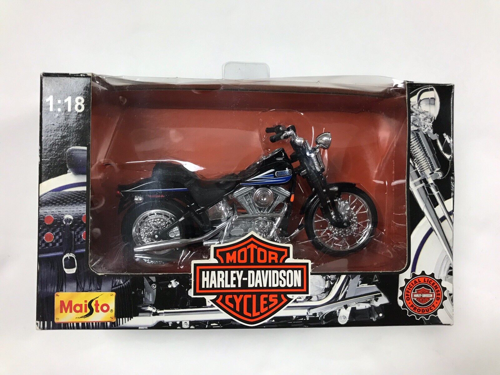 Vintage 1997 Maisto Harley Davidson 1:18 Ages 3+