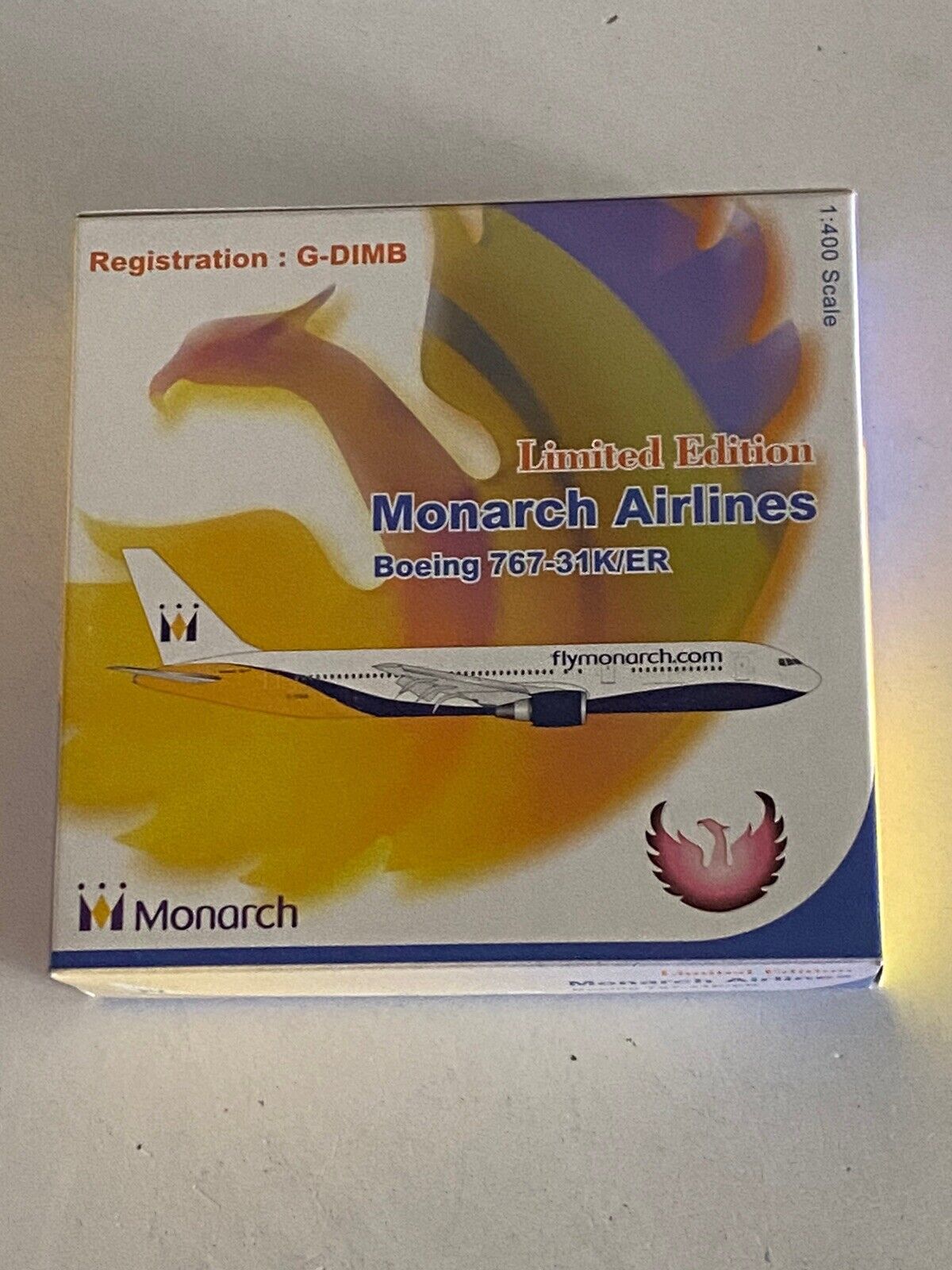 Phoenix Models Monarch Airlines Boeing 767-300 1:400 G-DIMB PH4MON131