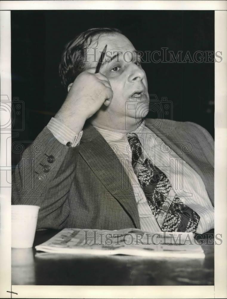 1939 Press Photo Dies Committee Today Subpoenaed New York Broker J.A. Dalinda
