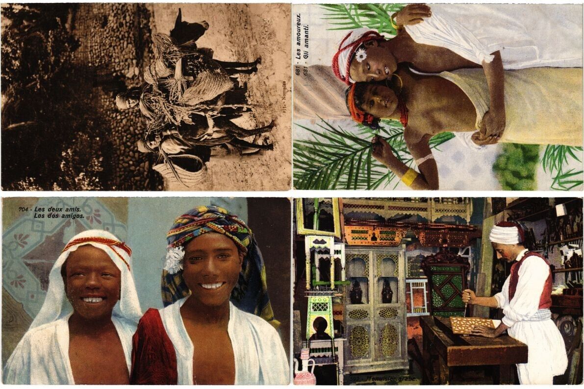LEHNERT & LANDROCK TUNISIA AFRICA, 56 Vintage Postcards Pre-1940 Part 2 (L7060)