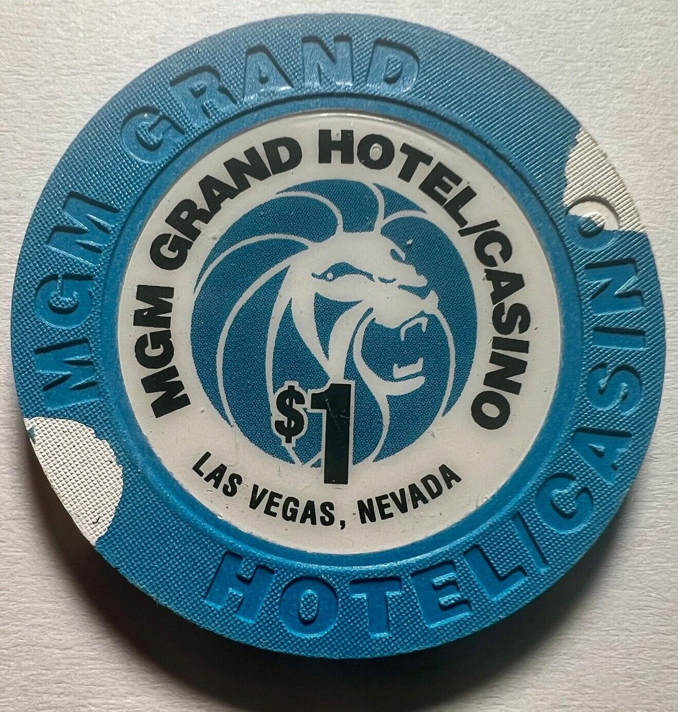 MGM Grand $1 Casino Chip, Uncirculated