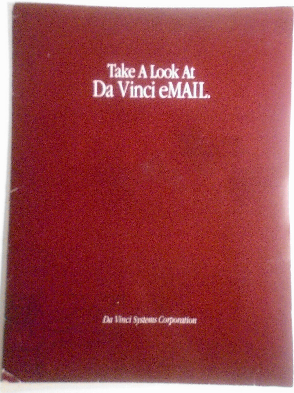 Take a look at Da Vinci eMail - 1990 Press Kit