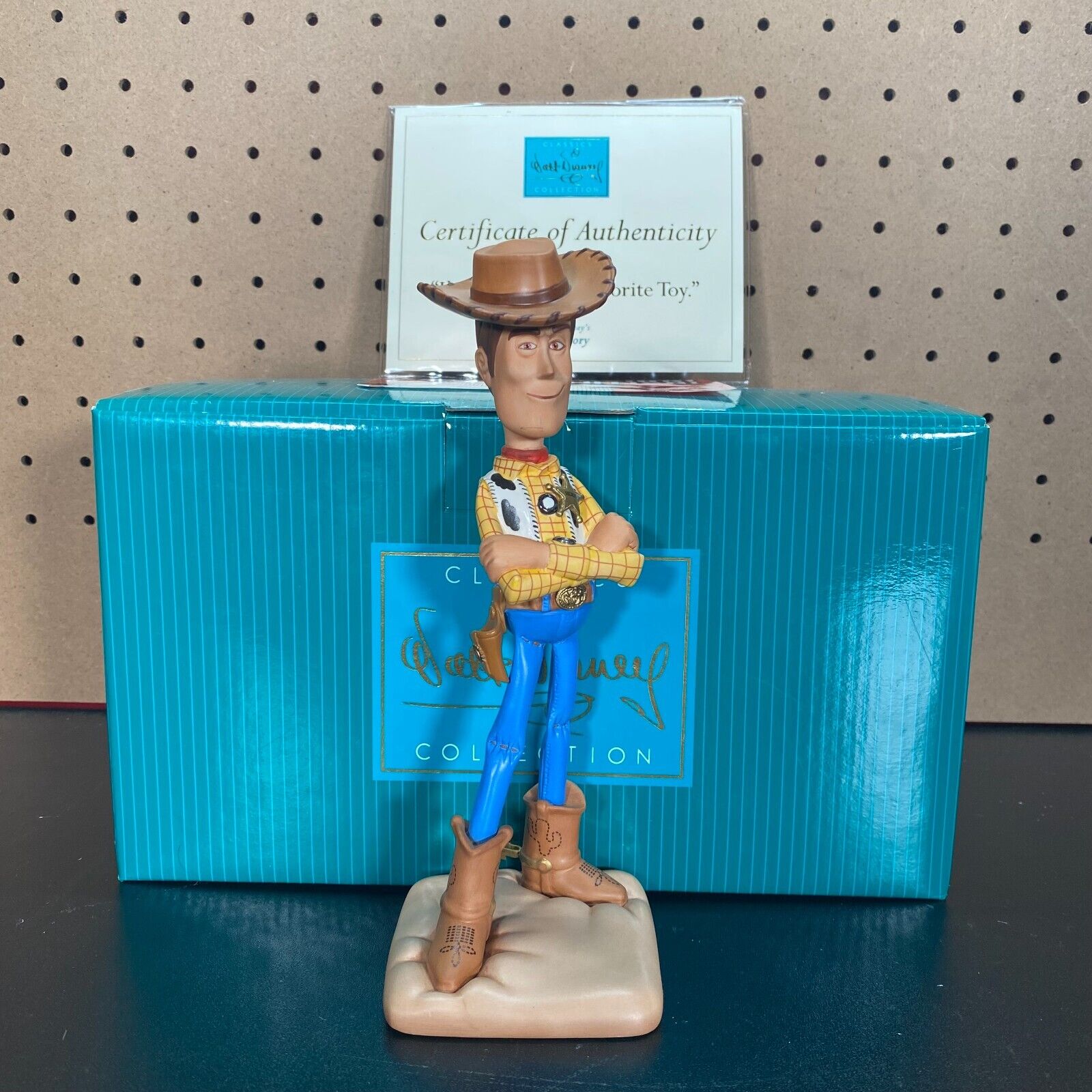 WDCC Toy Story Woody I'm Still Andy's Favorite Toy Sheriff Cowboy Porcelain New 